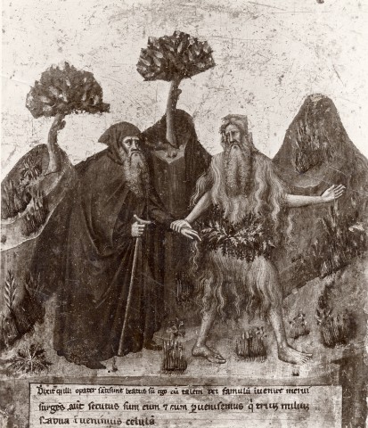Anonimo — Simone di Filippo - sec. XIV - San Pafnuzio e sant'Onofrio — insieme